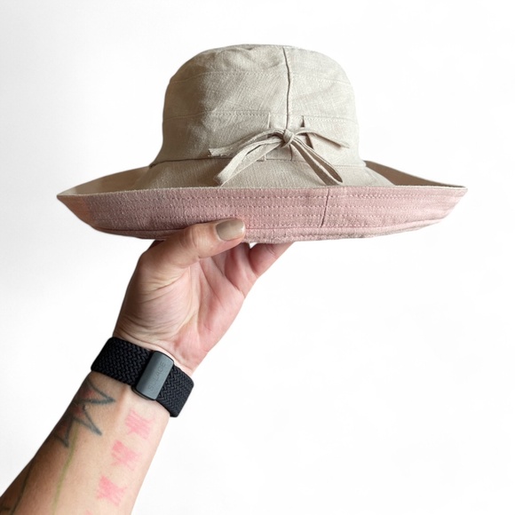 Solbari Holiday Sun Hat UPF 50+ Sun Protective Wide Brim Reversible Beach Garden - Picture 3 of 10